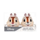 Disney Chip  n  Dale Ceramic Salt And Pepper Shaker Set