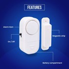 Doohickey Perfect Alarm 4 Pack Personal Security Doors  Cabinets  Gates  Windows