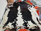 Natural Cowhide Rug    Brown  Black   White Real Cow Skin Premium Leather Hide Rug