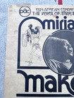 1971 Miriam Makeba Pan-african Congress Concert Original Poster Jazz Afropop