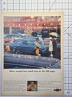 Chevrolet Ok Used Cars Family Shopping Rainy Day Vintage Print Ad 1968