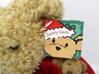 Plush Stuffed Teddy Bear Christmas Santa Suit Sammy Santa 8in Avon Russ Tags
