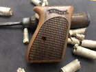 Walther Ppk Turkish Walnut Wood Grips Set  Fits Interarms Ppk  Fast Usa Shipping