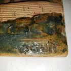 Vintage Studio Pottery Artist Tile Signed Acoma Pueblo Indian Reservation