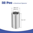 16pcs Aluminum Spacers  5mm Id X 8mm Od X 16mm Length For M5 Screw Bolts