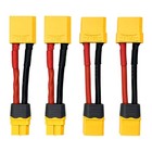 Xt60 To Xt90 Adapter Cable  12awg Male And Female Connector   