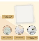 Translucent Vellum Sheets - 100 Sheets  12 X 12 In  White 12-x-12-inch  