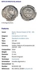 Roman Siliqua Silver Constantius Ii - 337-361 Bc Hammered  Excellent Strike Wow 