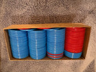 Vintage Tag Transco Tilt Edge Poker Chips Original Box
