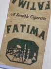Vintage Rare Fatima Cigarettes Lou Gehrig Advert Matchbook Cover Front Striker