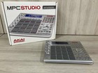 Akai Professional Mpc Studio Silver Midi Pad Controller Boxed Case Cables Tested