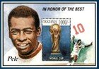 Tanzania 1994 - Fifa World Cup  Pele - Souvenir Sheet - Scott 1174 - Mnh