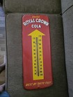 Vintage Drink Royal Crown Cola Best By Taste-test Metal Wall Thermometer 25 5  10