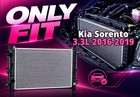 Engine Coolant Radiator Only Compatible With Kia Sorento 3 3l 2016-2019