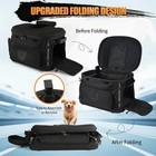 Motorcycle Dog Carrier  Foldable Cat Pet Crate Motorcycle Riding Travel Luggage