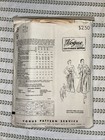 Vintage Vogue  Couturier 50s Dress And Coat Pattern No  720 Size 16 Bust 34