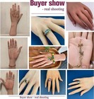 Anzi Silicone Female Hands Model Lifesize Fake Female Hands Mannequin Display