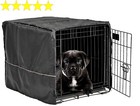 Dog Crate Pet Cage Kennel Cover Black Quiet Time Breathable 24  Small