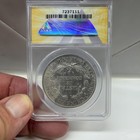 1906-a French Indo China Silver 1 Piastre Anacs Au 50 Detail Cleaned