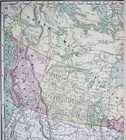Rand Mcnally Atlas Map Page Of British Dominion Of  Canada 1895 Vintage