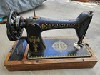 Singer 66k  Lotus Sewing Machine 1920 Hand Crank- Works- No Case
