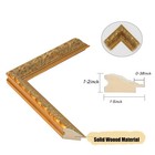 Huacanvas 12x12 Vintage Gold Wood Canvas Frame For Painting