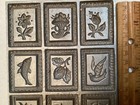 Two Cast Aluminum Springerle Cookie Stamp Press     Candy chocolate Mold