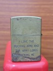 Vintage 1967-68 Zippo Lighter Vietnam War  vung Tau  1967-1968 Engraved Map 
