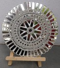 3000pcs Craft Sheesha Mirror Pieces With Fabric Glue For Embroidery Craft Silver