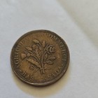 Xf Cleaned Bas-canada Agriculture   Commerce Un Sou Copper Token Bn Circulated
