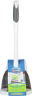 Toilet Plunger And Bowl Brush Combo With Caddy  6 75 X 7 X 19 5 In  White gray