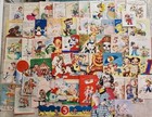 52 Vtg Children s Birthday Cards Lg Lot Scrapbook Craft Boy Girl Animals 40-50s