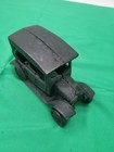 Vintage Cast Iron Antique Style Sedan Car Coin Bank Toy Car Black