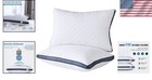 Elegant 2-pack Queen Size Bed Pillows With Plush Support For Ultimate Comfort