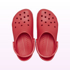Red Crocs Classic Clogs Lightweight Unisex Casual Shoes Waterproof Casual Sandal