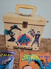 Vintage 1976 Dc Comics Supercase Record Carrying Case 45rpm With 6 Records