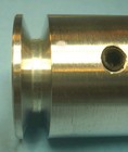 1-5 16  Dia X 1 4  Wide V-belt Pulley Aluminum X 5 16   8mm  Bore  set Screw New