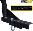 50241 Adjustable Steel Pick Up Truck Ladder Utility Racks-pair  Black