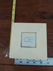 Vintage Plastic Old Accessory Powder Puff Box Mid Century Modern Mcm Makeup Lady