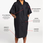 Slowtide Quick Dry Poncho Unisex Change Badlands Pockets Hoodie S m Small Medium