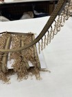 3    Beaded Trim Fringe W  Gimp Top Sold By The Yard  Gold
