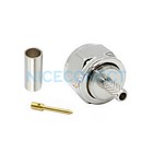 10 Pieces F-type Male Crimp Plug Rf Connector For Rg179 Lmr100 Rg316 Rg174 Cable