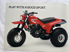 Honda Atc 250sx Genuine Usa  Sales Brochure 1985 Nos