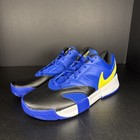 Nike Court Lite 4 Men Tennis Shoe Mens Size 9 5 Blue Black Yellow Fd6574-401 New