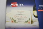 Avery 3379 Matte White Textured Note Cards Inkjet 4 25x5 5 50 Cards 50 Envelopes