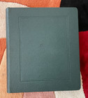 1960 s Scott National Postage Stamp Album W  Pages And Few Stamps  Green Leather