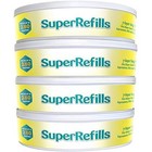 Diaper Pail Genie Super Refills 6 Month Supply 4 Pack New Sealed