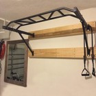 Titan Fitness Multi-grip Wall Mounted Pull-up Bar  48  Wide Grip  Rated 600 Lb