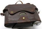 Leica Leitz Wetzlar Germany Leather Camera  Case W strap   1 4 Screw Good Cond