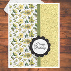 6 Floral Embossed Color Coordinating Diy Card Kit W envelopes Crafting Supplies